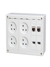 D-17 EHT box + 4 white power sockets + adapter
